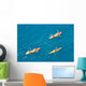Three Kayaks Wall Decal