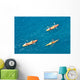 Three Kayaks Wall Decal