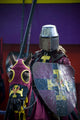 Purple Medieval Knight Wall Decal