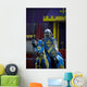 Blue Medieval Knight Wall Decal