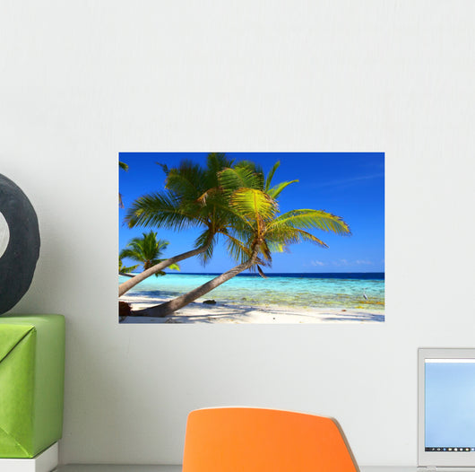 Phenomenal Beach Palm Trees Wall Decal