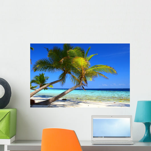Phenomenal Beach Palm Trees Wall Decal