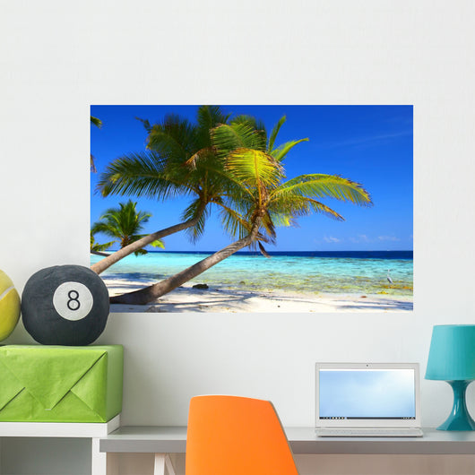 Phenomenal Beach Palm Trees Wall Decal