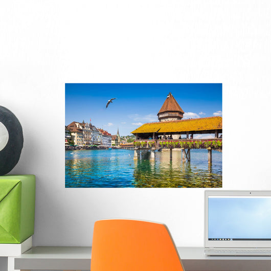 Historic Town Lucerne Wall Decal