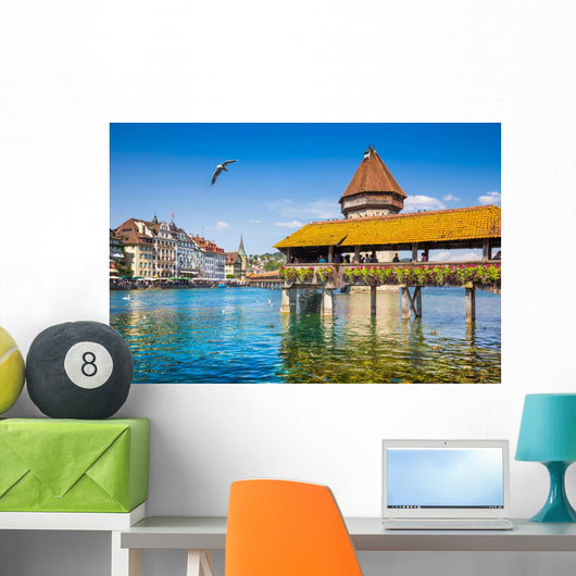 Historic Town Lucerne Wall Decal