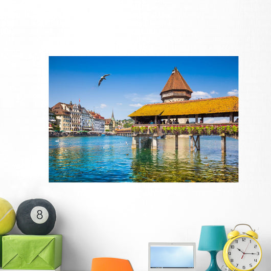 Historic Town Lucerne Wall Decal