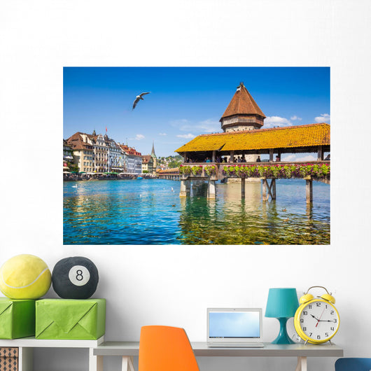 Historic Town Lucerne Wall Decal