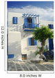 Whitewashed House Mykonos Wall Decal