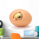 Newborn Yellow Chicken Hatching Wall Decal
