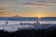 Sunrise over Foggy Portland Wall Decal
