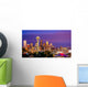 Seattle Skyline Sunset Wall Decal