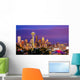 Seattle Skyline Sunset Wall Decal