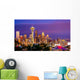Seattle Skyline Sunset Wall Decal