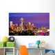 Seattle Skyline Sunset Wall Decal