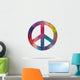 Low Poly Icon Colorful Wall Decal