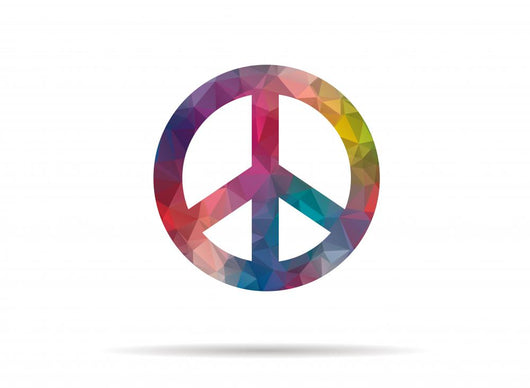 Low Poly Icon Colorful Wall Decal