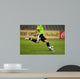 Futbol Goal Kick Wall Decal