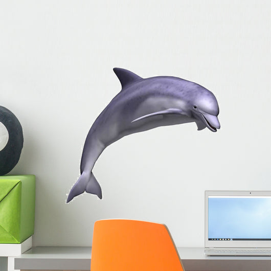 Leaping Dolphin Wall Decal
