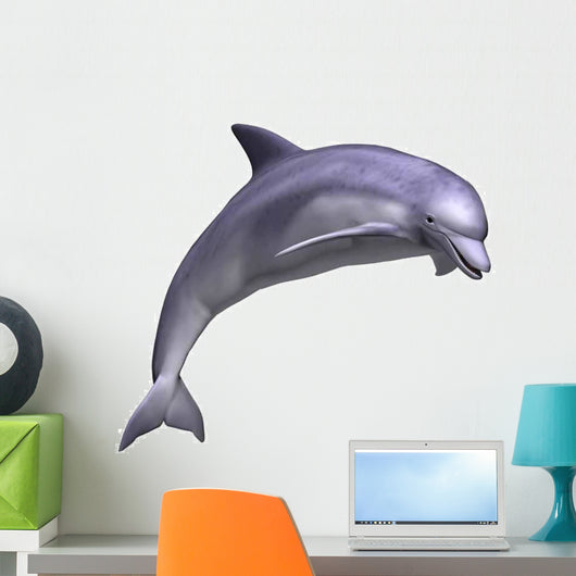 Leaping Dolphin Wall Decal