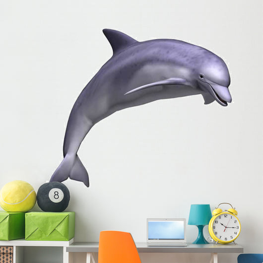 Leaping Dolphin Wall Decal