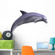 Leaping Dolphin Wall Decal