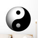 Yin Yang Sphere Wall Decal