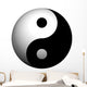 Yin Yang Sphere Wall Decal