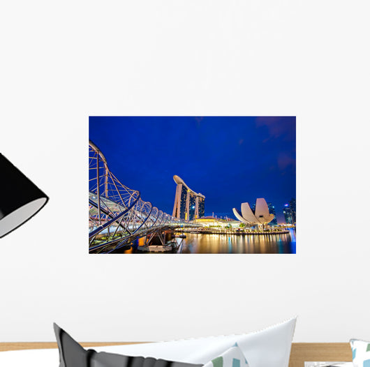 Helix Bridge Singapore Travel Wall Decal