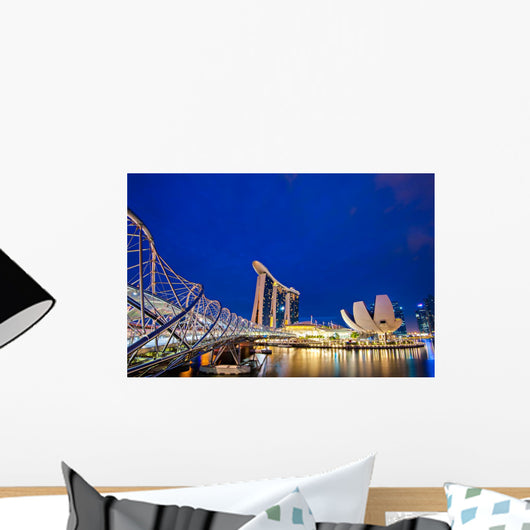 Helix Bridge Singapore Travel Wall Decal