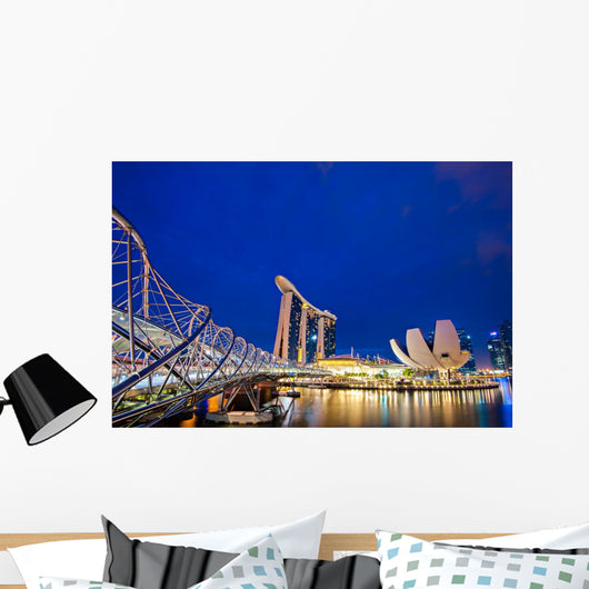 Helix Bridge Singapore Travel Wall Decal