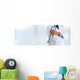 Doctor Front Bright Wall Decal Panoramic