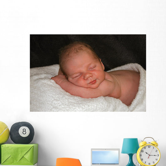 Sleeping Baby Wall Decal