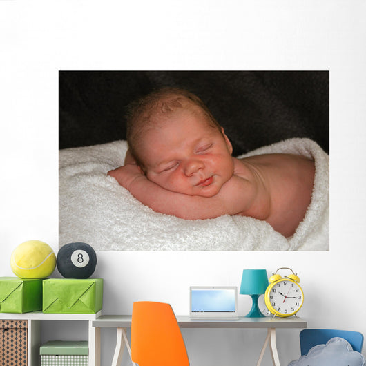 Sleeping Baby Wall Decal