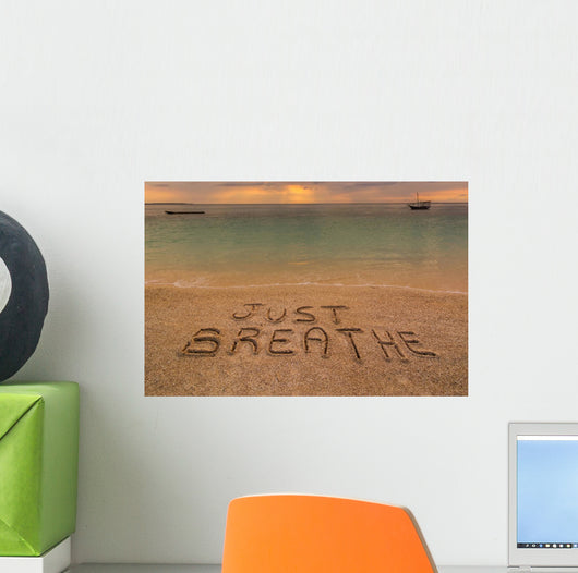 Just Breathe Wall Decal