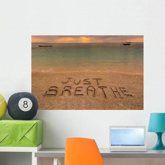 Just Breathe Wall Decal