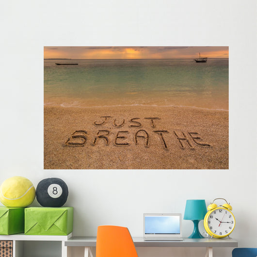 Just Breathe Wall Decal