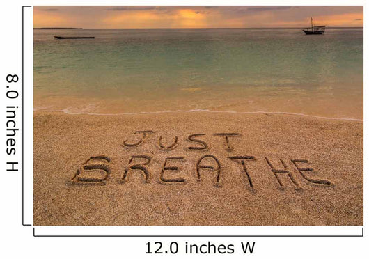 Just Breathe Wall Decal