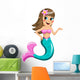 Little Mermaid Presenting Wall Decal