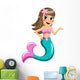 Little Mermaid Presenting Wall Decal