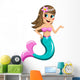 Little Mermaid Presenting Wall Decal