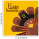 Happy Thanksgiving Turkey Wall Decal