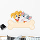 Cat and Dog Sign Wall Decal