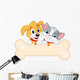 Cat and Dog Sign Wall Decal