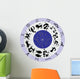 Twelve Zodiac Symbols Wall Decal