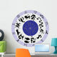 Twelve Zodiac Symbols Wall Decal
