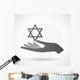Hand Giving David Star Wall Decal