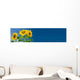 Sunflower Banner Wall Decal