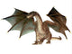 Angry Brown Dragon Wall Decal