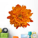 Orange Chrysanthemum Flower Wall Decal