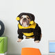 Angry Bulldog Bumble Bee Wall Decal